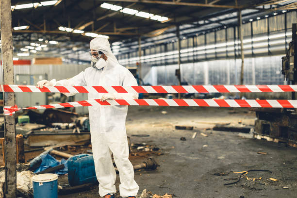 Professional Hoarding Cleanup technician working in Leesburg, GA